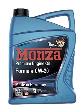 Моторное масло Monza Formula 0W20, 5л